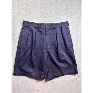 Polo Ralph Lauren Men’s Size 36 Navy Blue Chino‎ Shorts Flat Front Preppy Golf